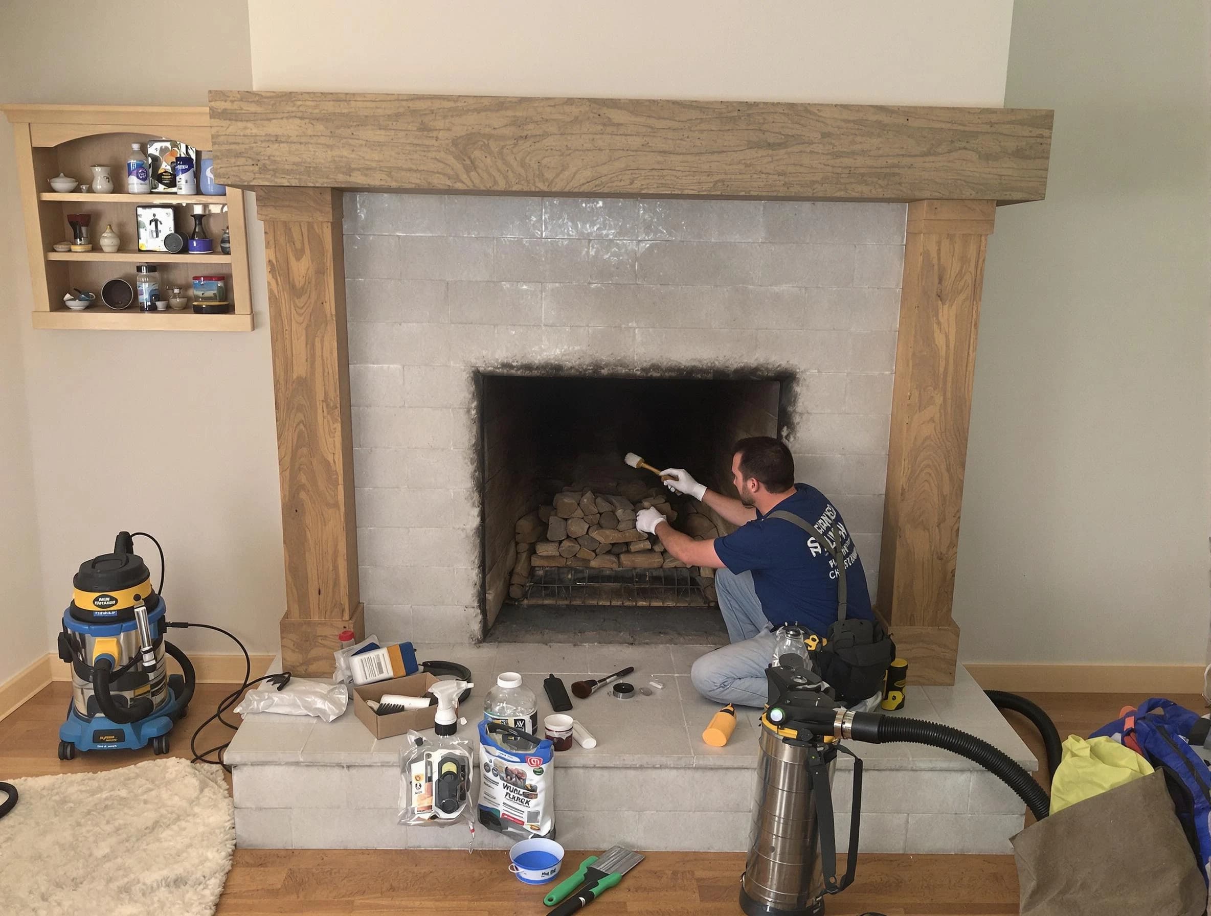Detailed creosote removal process by North Huntingdon Chimney Sweep in North Huntingdon, PA