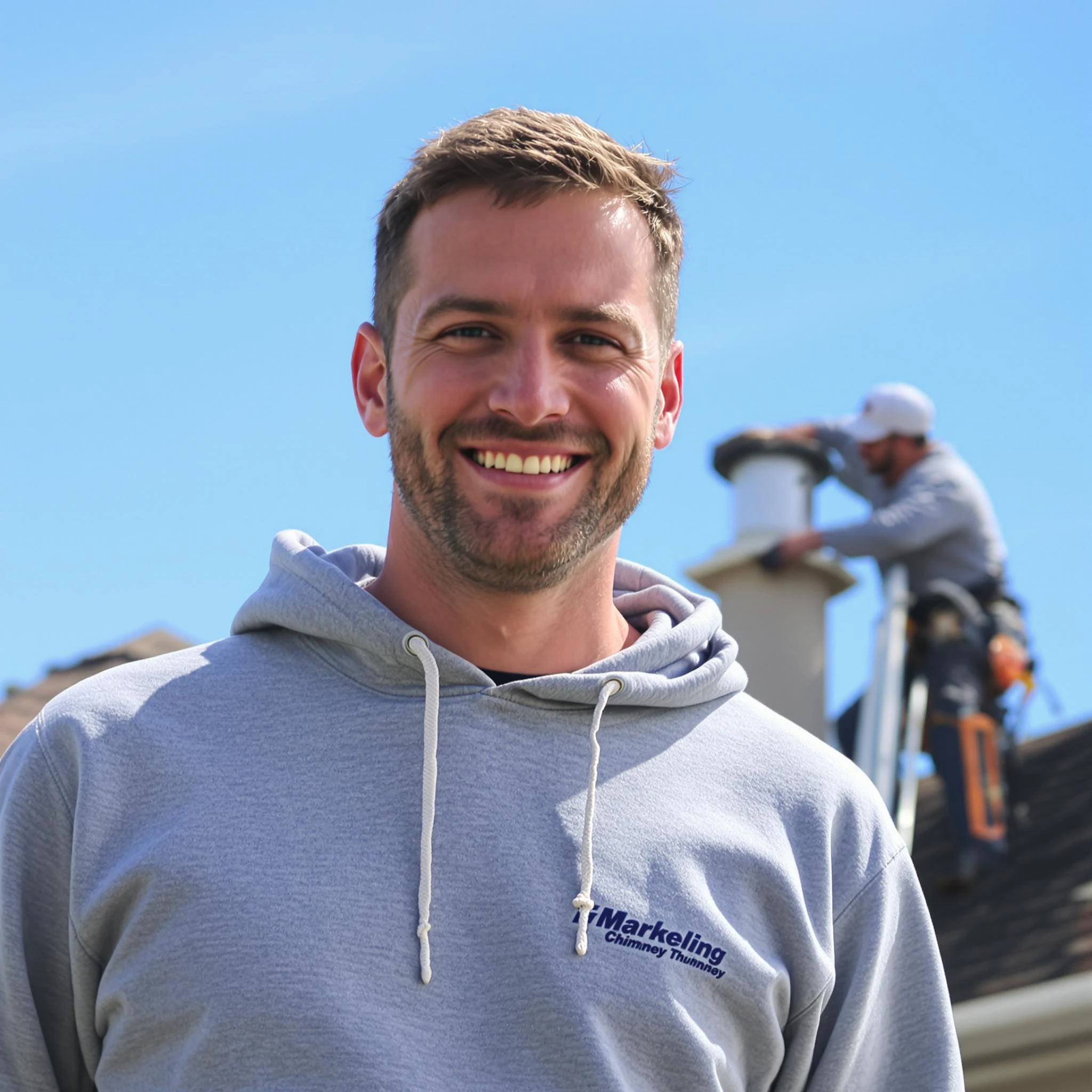 The North Huntingdon Chimney Sweep team.