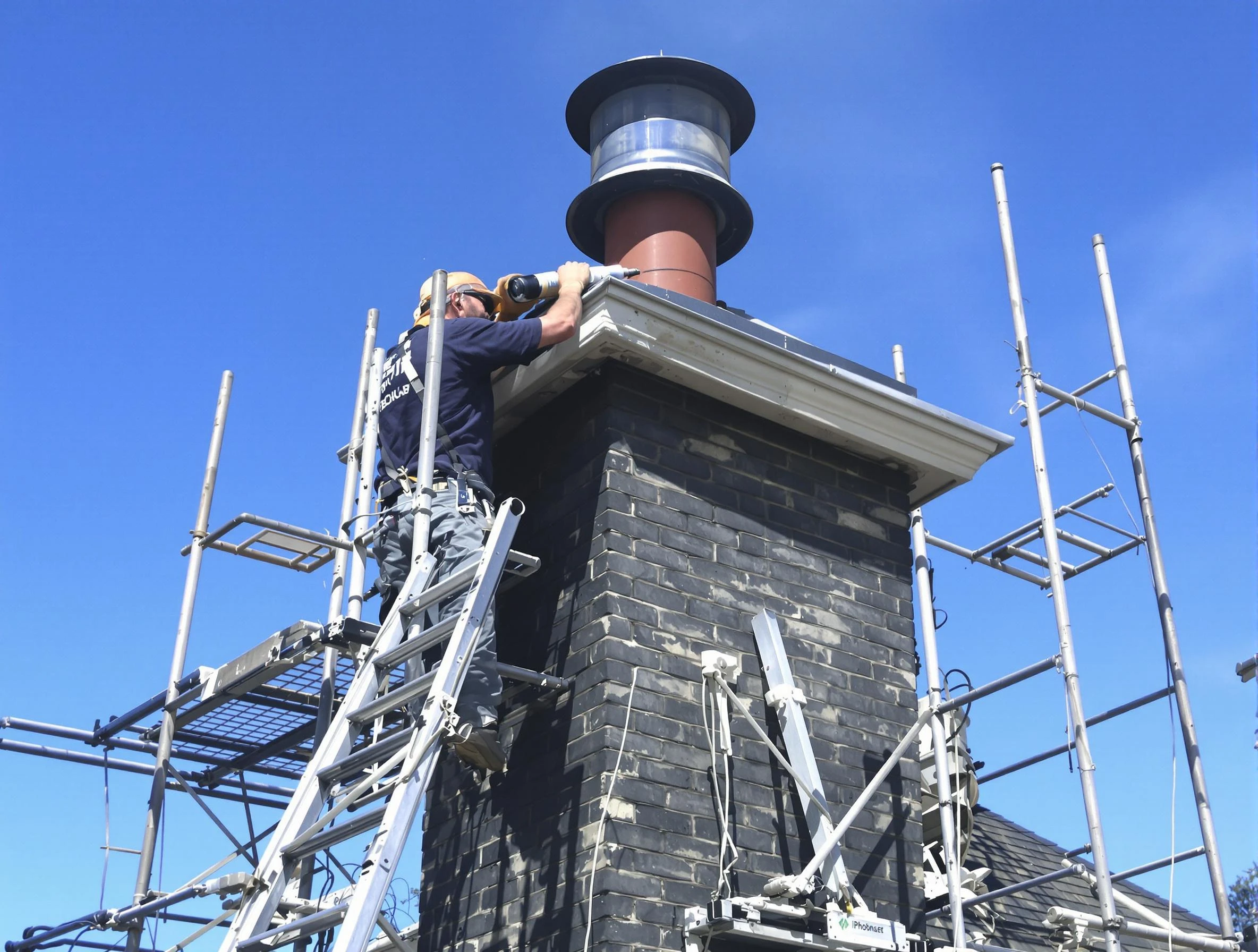 Sturdy chimney crown finished by North Huntingdon Chimney Sweep in North Huntingdon, PA