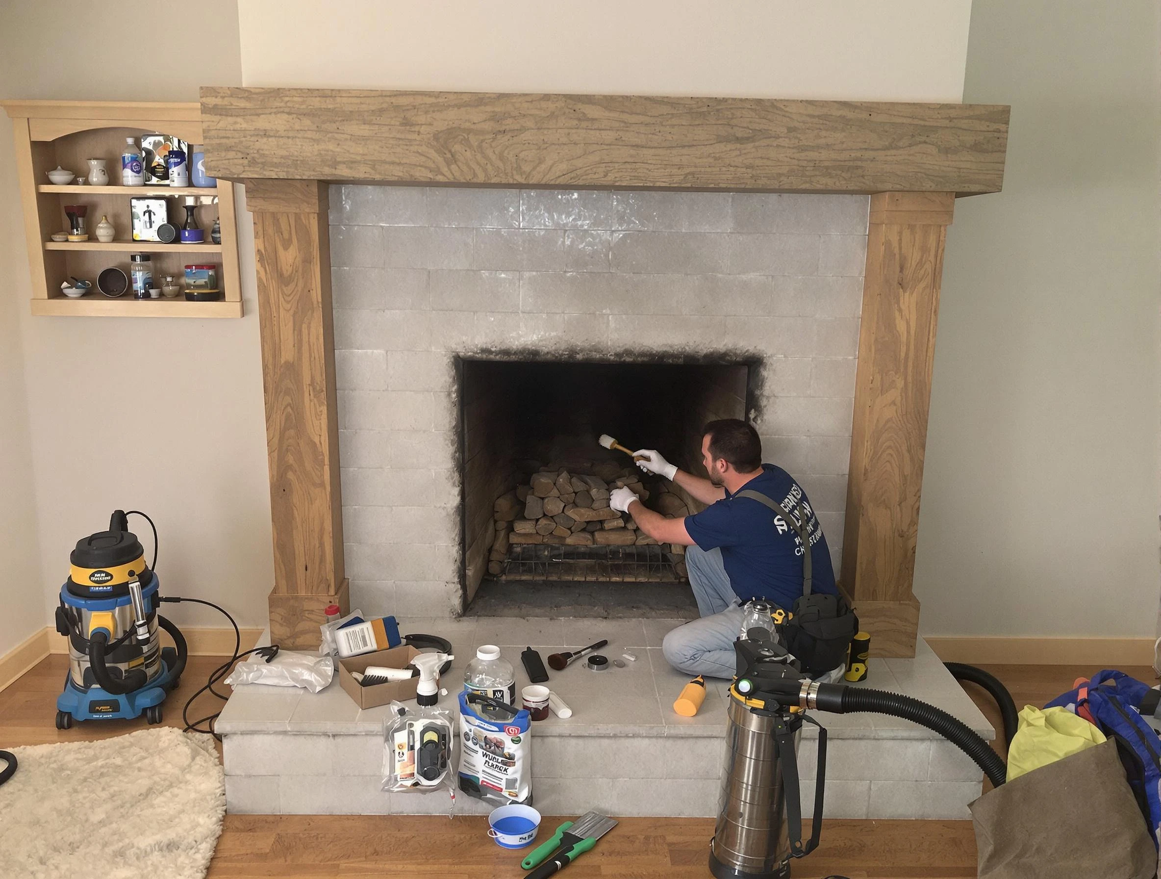 Detailed creosote removal process by North Huntingdon Chimney Sweep in North Huntingdon, PA